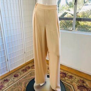 VINCE triacetate blend wide leg dress pants, size L